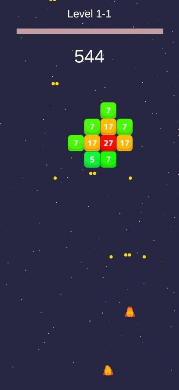 太空数字砖块射击  v0.2图1